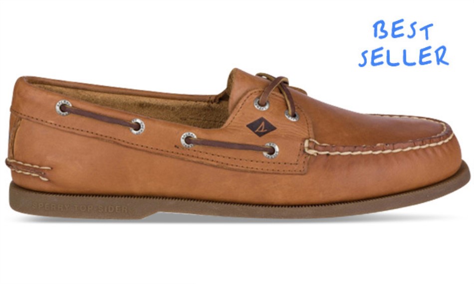Authentischer Original 2-Loch-Bootsschuh Für Herren Sahara Sperry