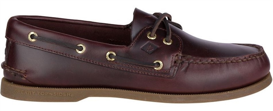 Sperry Authentischer Originaler 2-Ösen-Bootsschuh Für Herren Braun