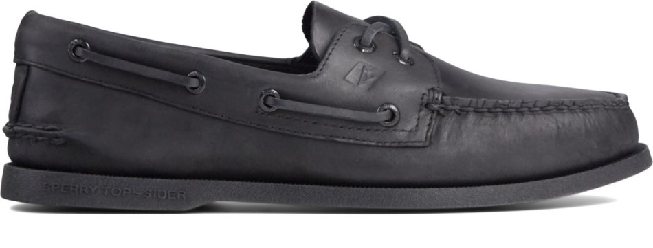 Authentischer Originaler Bootsschuh Schwarz Sperry