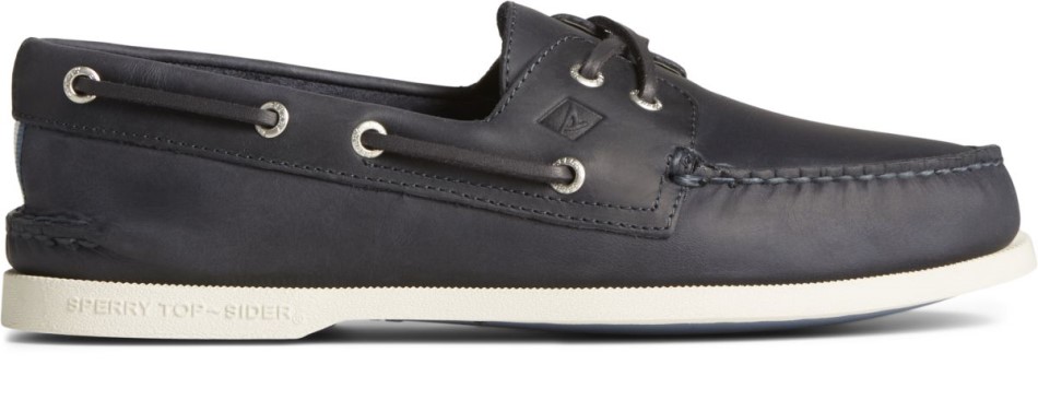 Authentischer Original Kreuzschnürbootsschuh Sperry Navy