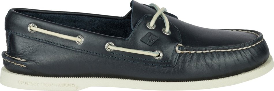 Authentischer Original Leder Bootsschuh Navy Sperry