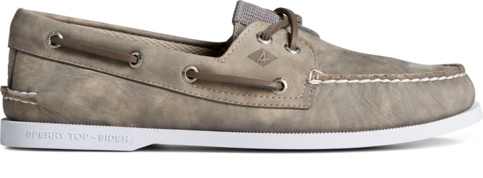Authentischer Original Nubuk Bootsschuh Khaki Sperry