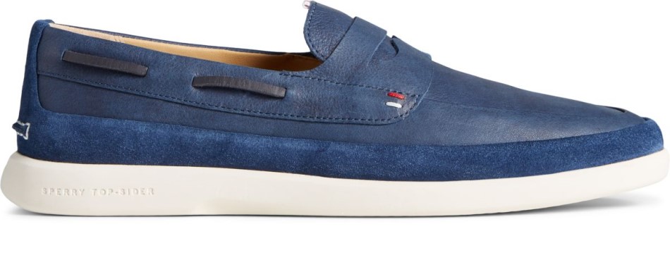 Gold Cup Cabo Plushwave Penny Loafer Navy Sperry