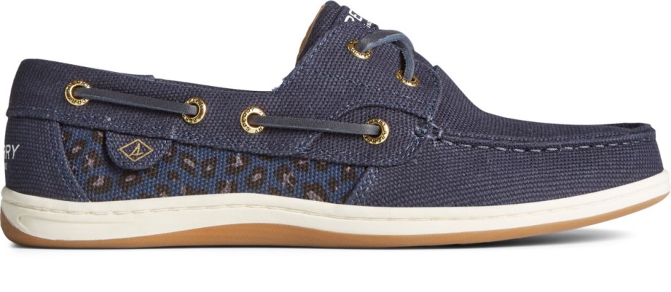 Koifish Animal Print Bootsschuh Sperry Navy