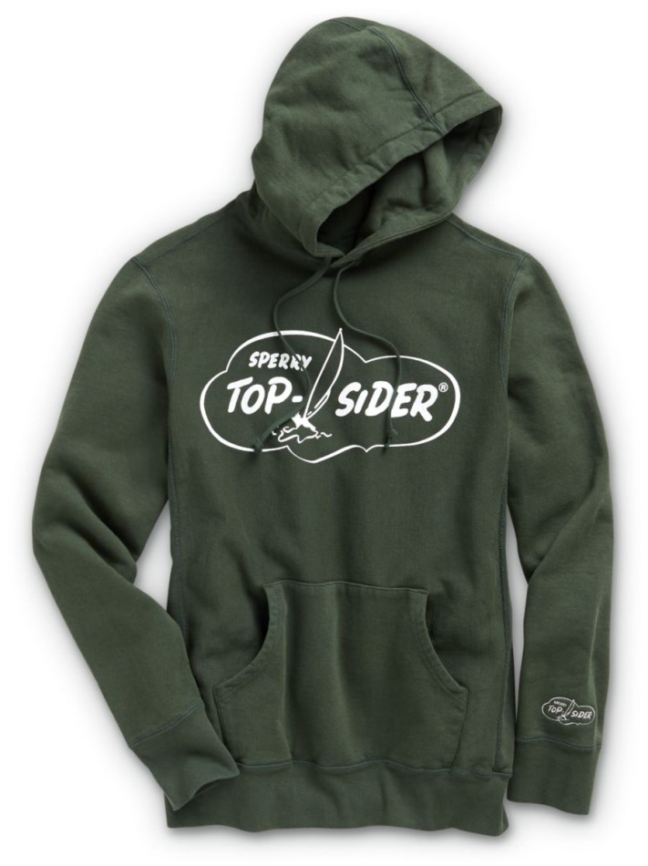 Made In Usa Wolkenbaumwoll-hoodie Sperry Dunkelgrün