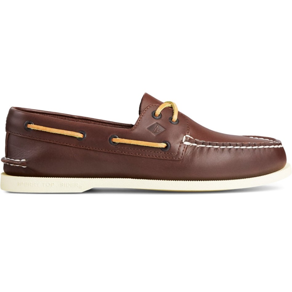 Authentischer Originaler Herren-Bootsschuh Aus Leder Sperry Braun