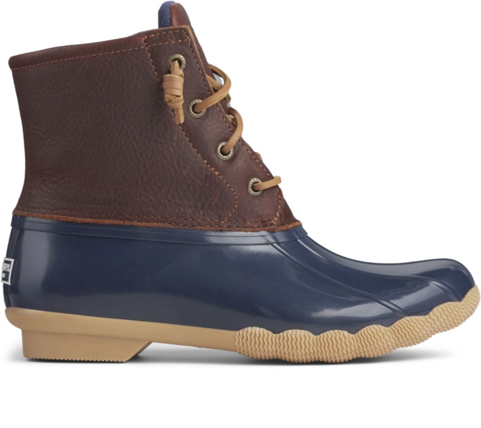 Hellbraun/marineblau