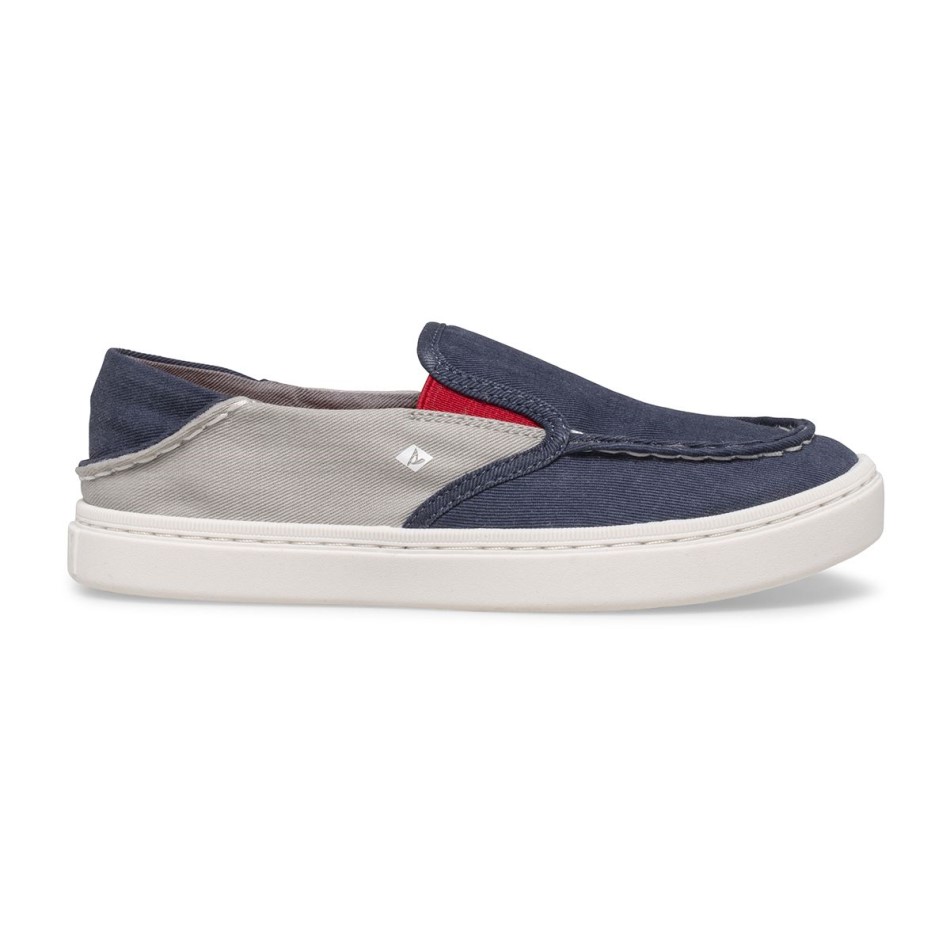 Salziger Waschbarer Sneaker Navy Sperry