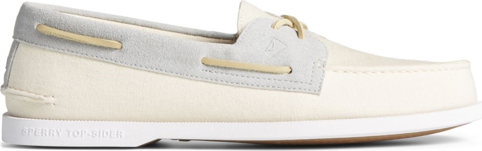 Seacycled Authentic Original 2-Loch Bootsschuh Sperry Natural