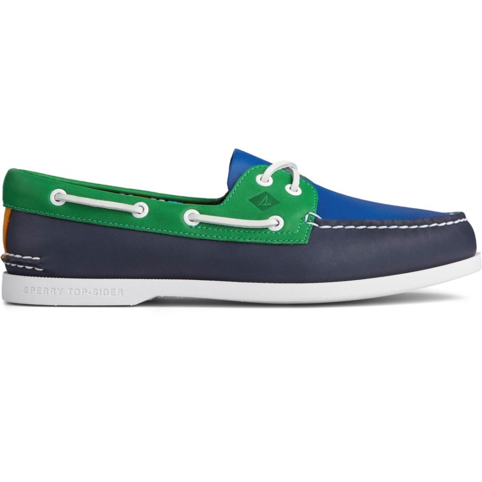 Sperry Authentischer Original Plushwave Bootsschuh Für Herren Navy Multi