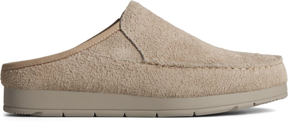 Sperry Moc-sider Suede Slip-on Taupe