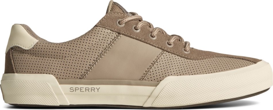 Sperry Seacycled Soletide 2-Loch-Sneaker Taupe