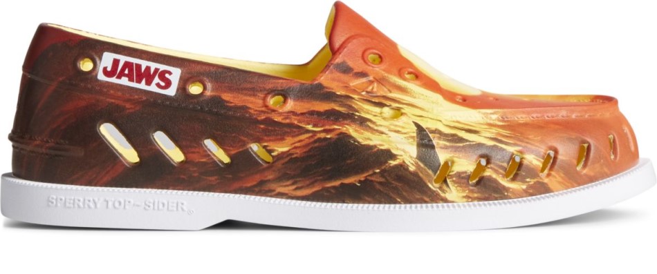 Sperry Sperry X Jaws Authentischer Original Schwimmbootsschuh Orange Multi