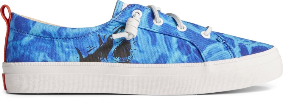 Sperry X Jaws Crest Vibe Shark Sneaker Sperry Blau
