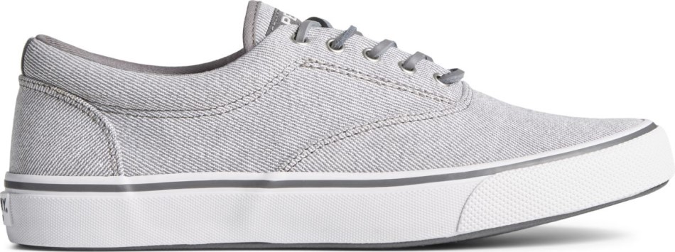 Striper Ii Cvo Sneaker Aus Gewaschenem Twill Sperry Grau