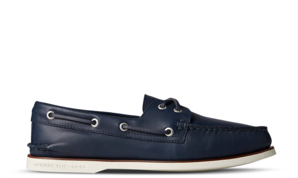 Herren Gold Cup Authentischer Originaler Handschuh Leder Navy Sperry